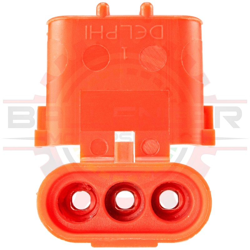 GM Delphi / Packard - Connector to mate with 1,2 & 3 bar map sensor connectors - 3 way weatherpack receptacle, red