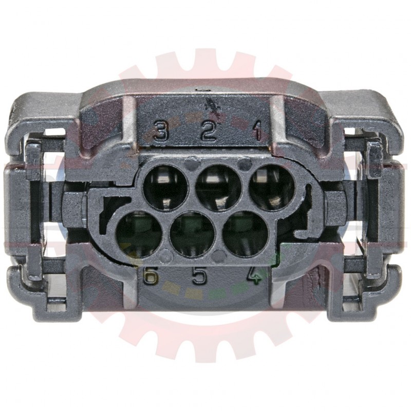 6 Way MQS Connector Plug for European Applications