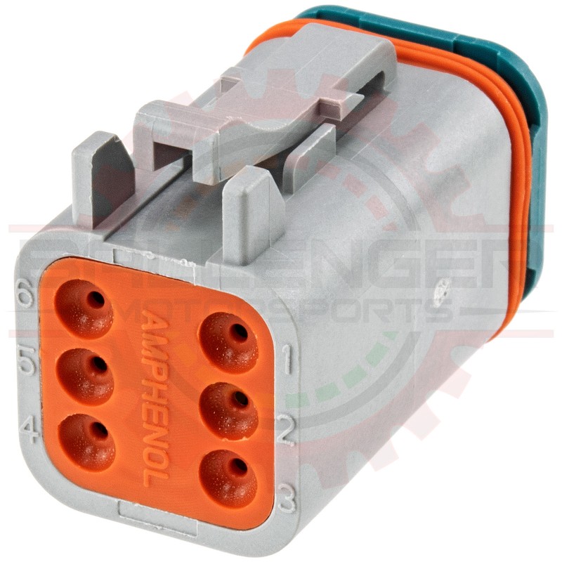 Deutsch DT/AT 6 Way Connector Plug Assembly