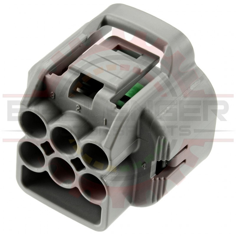 6 Way Denso Diesel Injection Pressure Sensor Connector Plug - Toyota 90980-10988