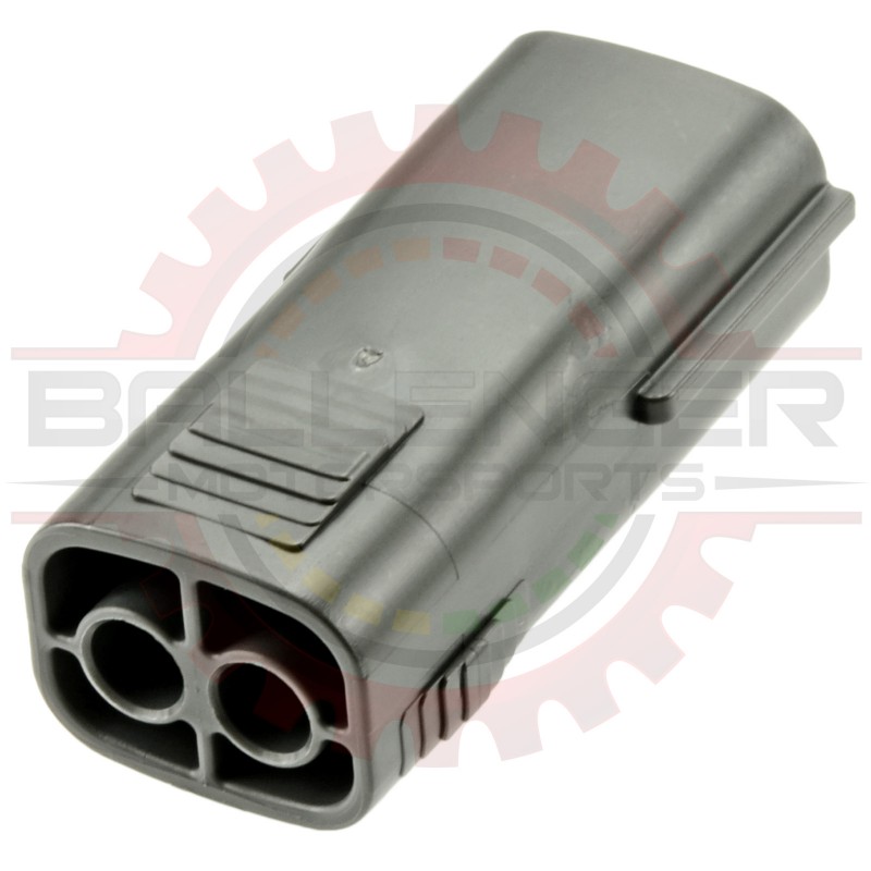 2 Way Receptacle Assembly for Japanese applications (Connector + Lock), Gray