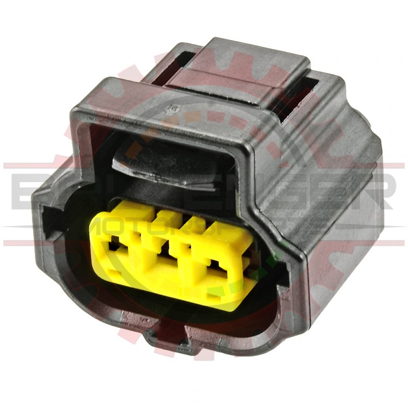 3 Way Sensor Plug Connector, black