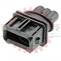 3 Way JPT Sensor Receptacle Connector, black