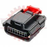 8 Way MAF Sensor Plug Connector, black