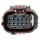 10 Way Connector Plug for Toyota & Lexus Blind Spot Sensor & Canister Pump Module, 90980-12380