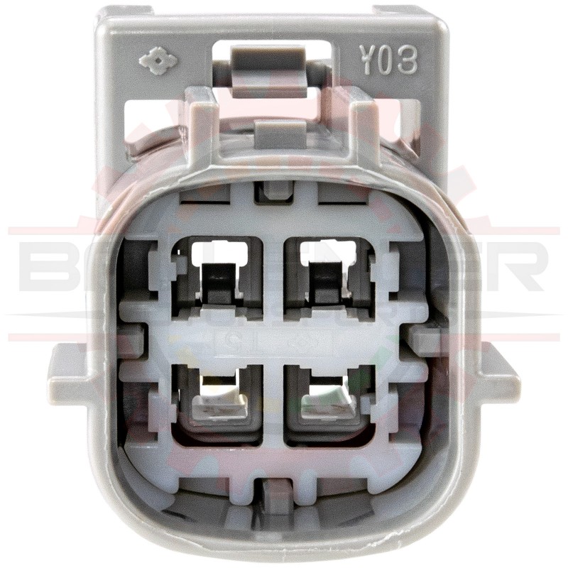 4 Way RS Series Inline Receptacle Connector assembly