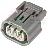 3 Way Sumitomo HX 040 Low Keyway Grey Plug Connector Assembly