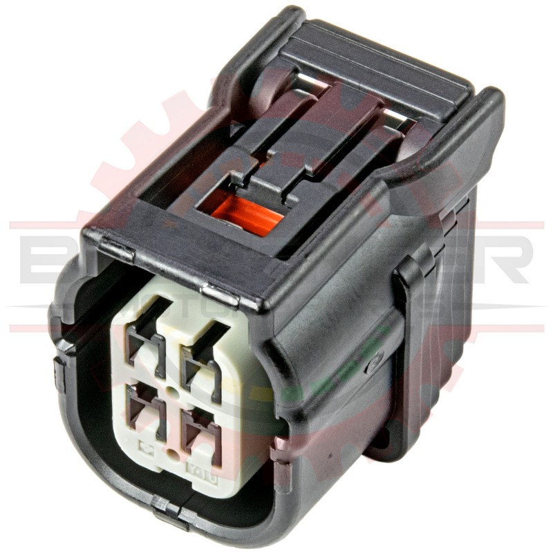 4 Way Sumitomo HV 040 Black Plug Connector Assembly