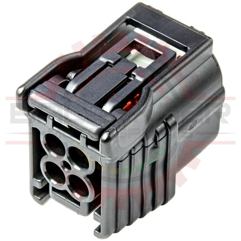 4 Way Sumitomo HV 040 Black Plug Connector Assembly