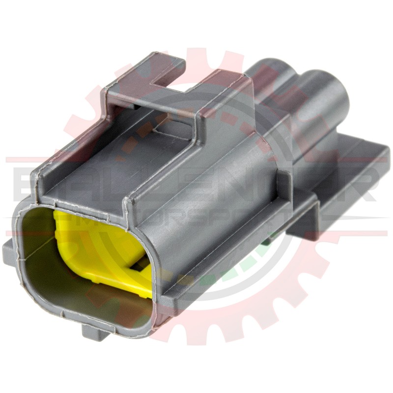 2 Way Sensor Connector Receptacle Assembly, Gray