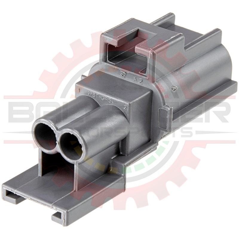 2 Way Sensor Connector Receptacle Assembly, Gray