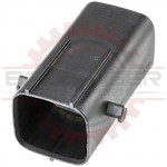 Toyota 6 Way DI Driver Connector Mate, Black (connector only)