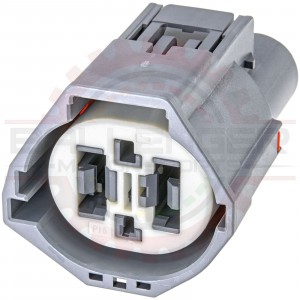 4 Way Hybrid 375+060 Yazaki Connector for LT2 AUX Cooling fan, GM# 19368655, Position 3 blocked