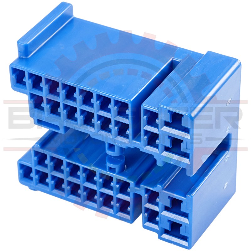 Miata 34 Way Bulkhead Connector, Blue