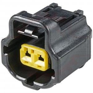 2 way SSC Sensor Connector, Key C, Black