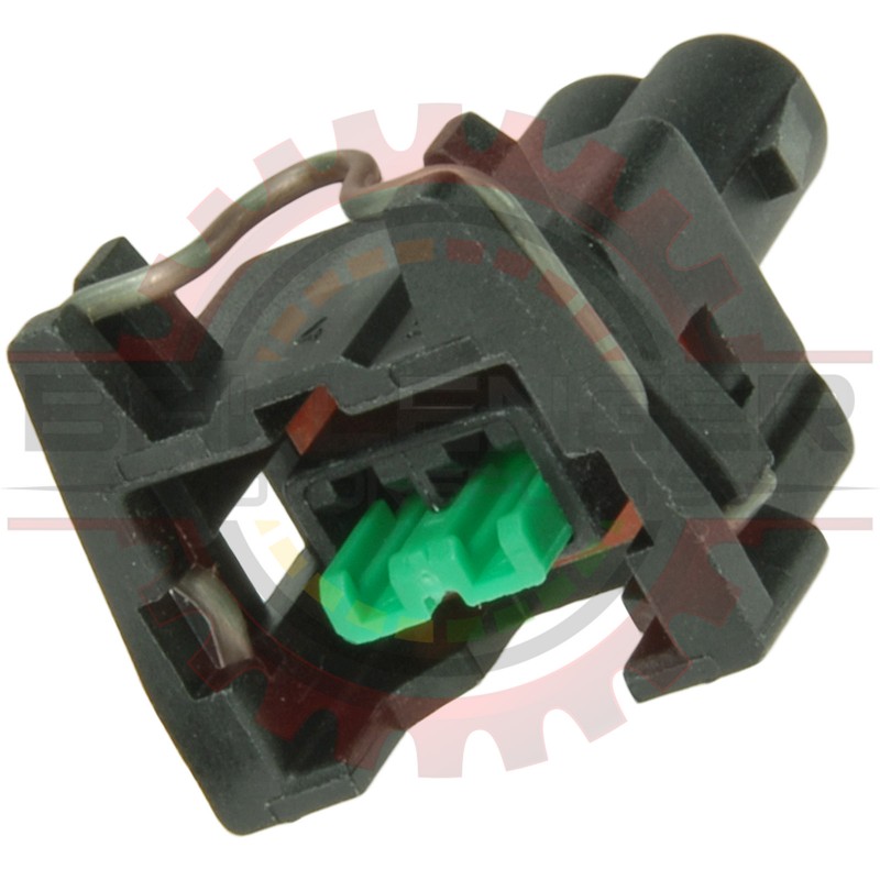 GM Delphi / Packard - 2-way Bosch EV1 Type Injector Connector ( connector only ) Push to seat