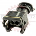 EV1 Connector (Rare) with offset keyway for some Nissan Applications (2 way,  connector only )