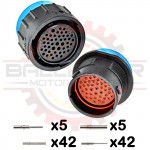 Amphenol Duramate 47 Way Bulkhead Connector Kit