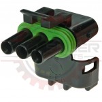 GM Delphi / Packard TPS Sensor Connector (3 way, connector only)