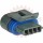 GM Delphi / Packard - 4 way gray metripack 150.2 plug connector for optispark 93 - 94 (mates with optispark module)