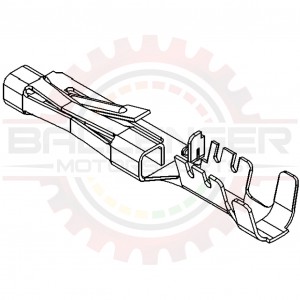 GM Delphi / Packard - Micropack 100 unsealed female terminal 18 - 16 AWG [.8 - 1mm2]