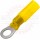 Raychem Duraseal Ring Terminal, 12-10 AWG, 1/4\" Stud, Heat Shrink Insulated