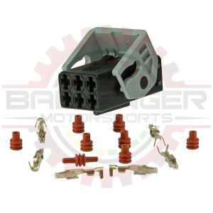 Mates to GM Bosch LSU 4 Wideband sensor SNSR-01013, 6-way Connector Kit