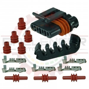 GM Delphi / Packard - 4 way Metri-Pack 150 Connector Plug Kit for GM Alternator, Jaguar Ignition, Polaris Fuel Pump