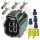 4 - Way Econoseal J Series Plug kit, Black
