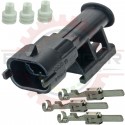 2-way sealed Receptacle Bosch Connector Kit for Solenoid