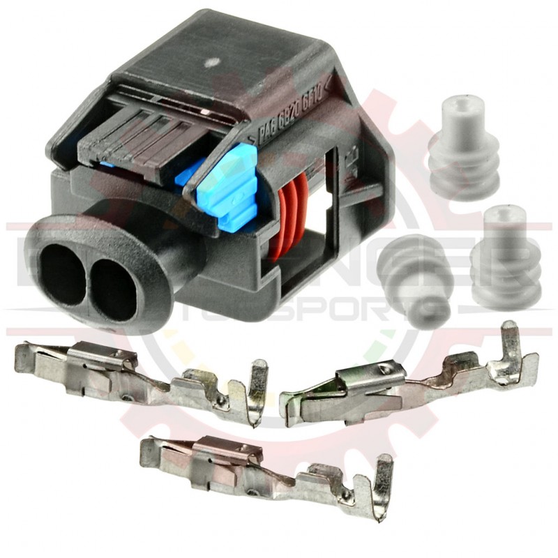 2 Way Bosch Connector Plug Kit for Solenoids, Sensors, & Diesel Fuel Injectors