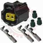 2 way SSC Sensor Connector kit, black