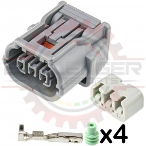 3 Way Sumitomo HV 040 Plug Connector Kit, Gray