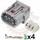 3 Way Sumitomo HV 040 Plug Connector Kit, Gray