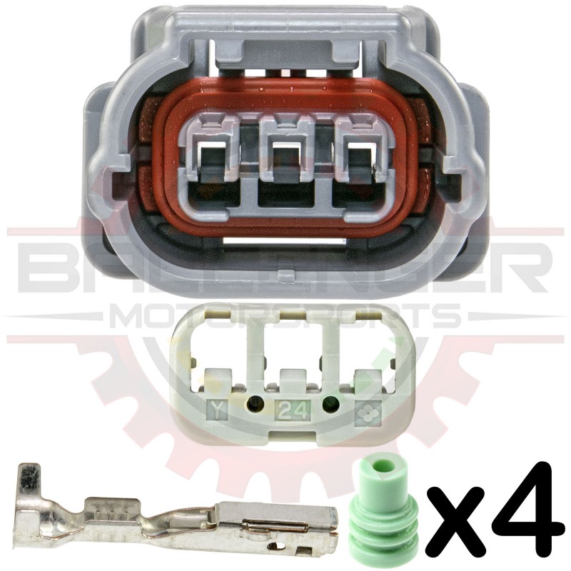 3 Way Sumitomo HV 040 Plug Connector Kit, Gray