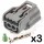 2 Way Sumitomo HX 040 Plug Connector Kit with low keyway