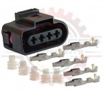 4 Way Plug Connector Kit for Bosch Coils & Sensors, 2.8mm