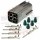 4 Way Receptacle Connector Kit for Japanese applications, Gray
