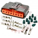 8 Way Plug Kit for Japanese applications, Gray