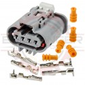 4 Way Connector Plug Kit for C7 Corvette oxygen sensor, Gray