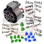 7 - Way Metripack 280 and Metripack 630 Sealed Trailer Connector Plug Kit