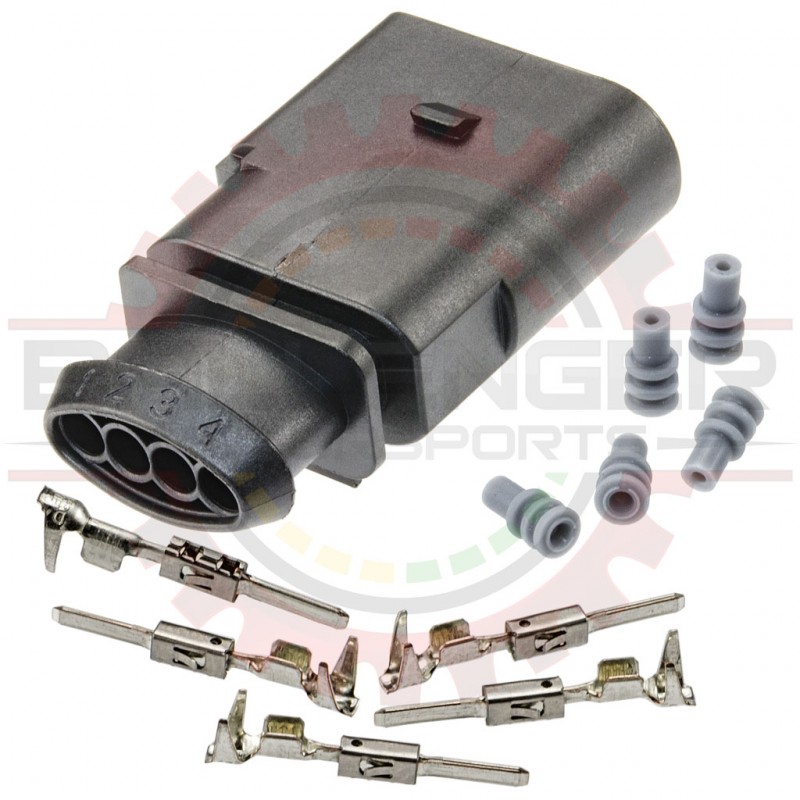 4 Way Connector Receptacle Kit For Bosch Coils And Sensors 15mm