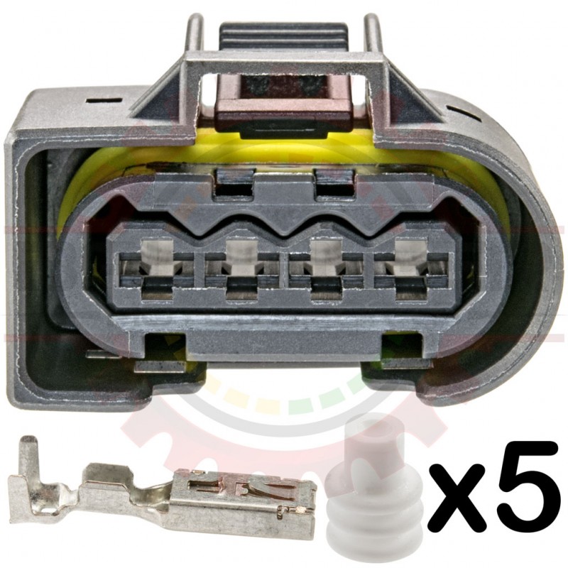 4 Way Connector Plug Kit for BMW, Volvo, VW, Porsche Coils, Devices, and Sensors