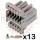 Mitsubishi EVO & Mazda RX-7 12 Way ECU Plug Connector Kit