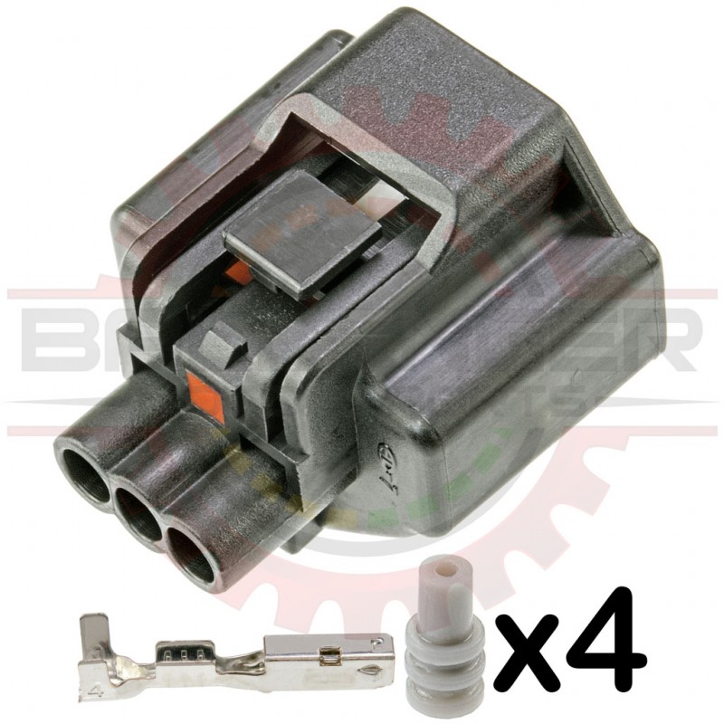 3 Way Nissan CAM, Crank, & VVT Connector Plug Kit for VQ35 / VK45 / VK56 (Nissan # RK03FB)