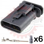 5 Way Audi R8, BMW MAF, LT1 SC Pump Receptacle Connector Kit