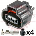 3 Way Sumitomo TS Plug Connector Kit for Idle Air Control / Idle Speed Solenoids 90980-11145