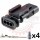 3 Way Connector Receptacle Kit for BRZ / FRS Ignition Coil, VW Crank/Cam/Ethanol Sensor