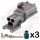 2 Way Sensor Receptacle Connector Kit, Gray