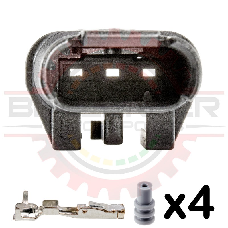 3 Way Connector Receptacle Kit for BMW Sensors